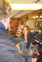 Brigid Ryan on set of "Route 30 Too!" in Mr. Ed's Candy Store and Elephant Museum