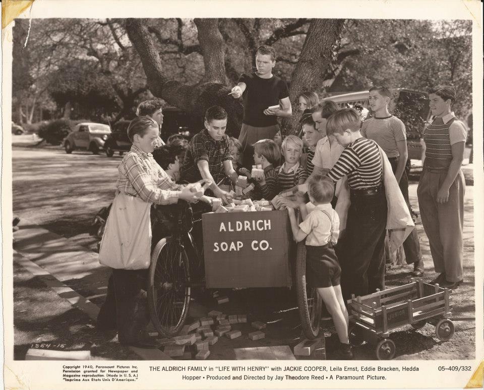 Clarence Badger Jr., Eddie Bracken, Jackie Cooper, Danny Mummert, and Robert Winkler in Life with Henry (1940)