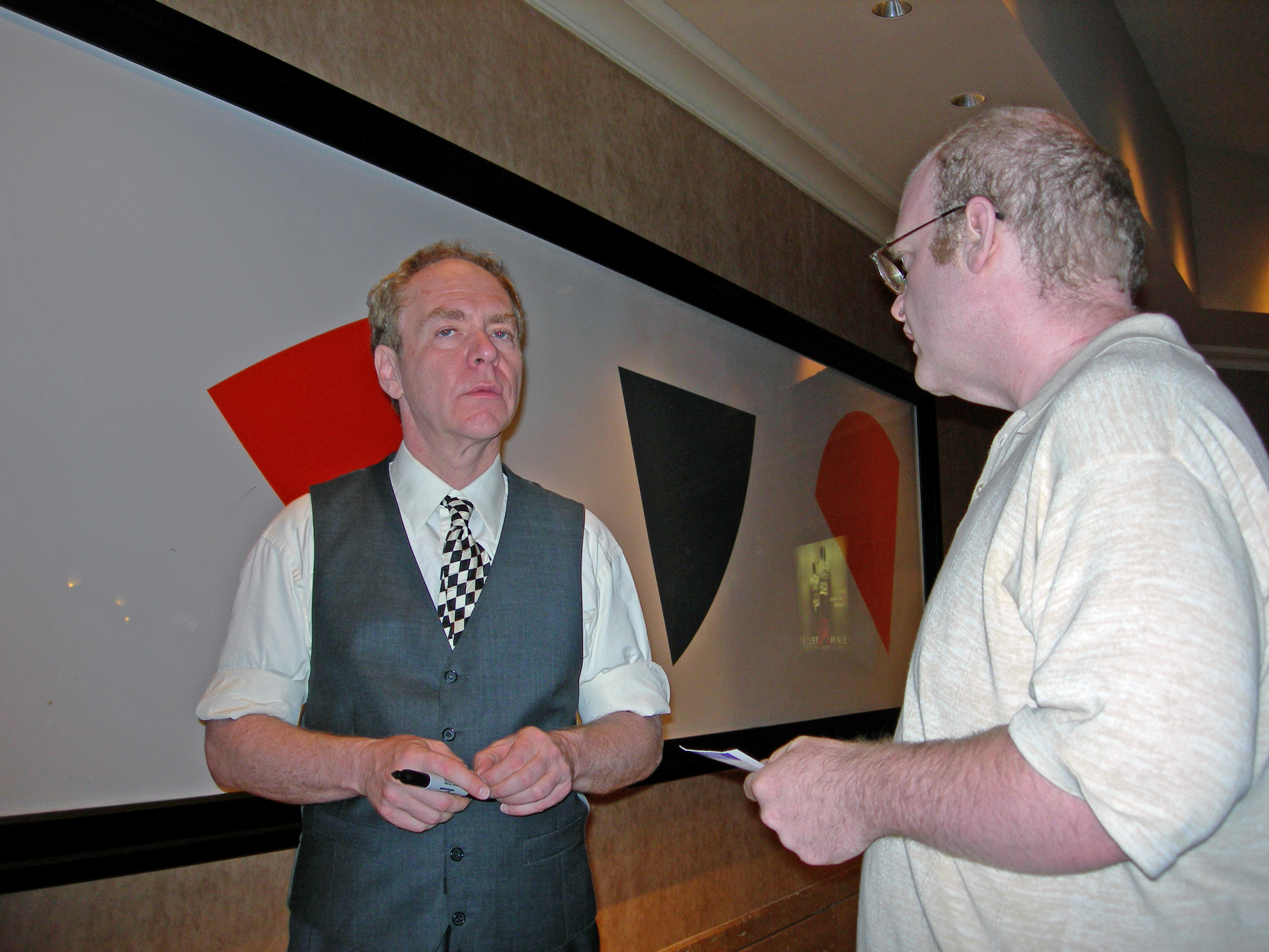 Barry with Teller