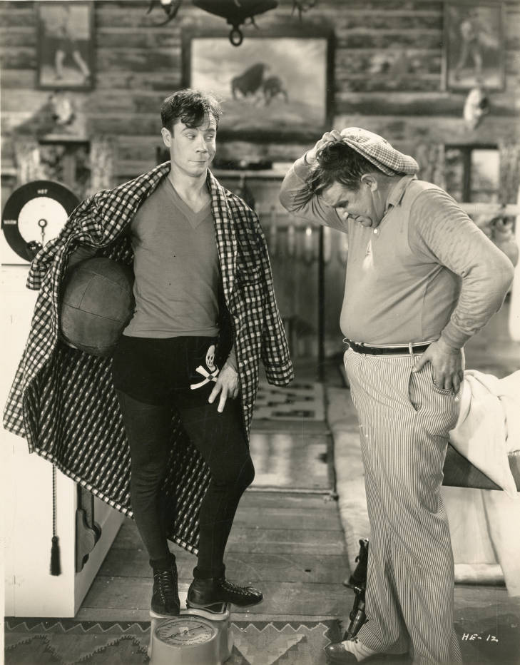 Joe E. Brown and Bert Roach in Hold Everything (1930)