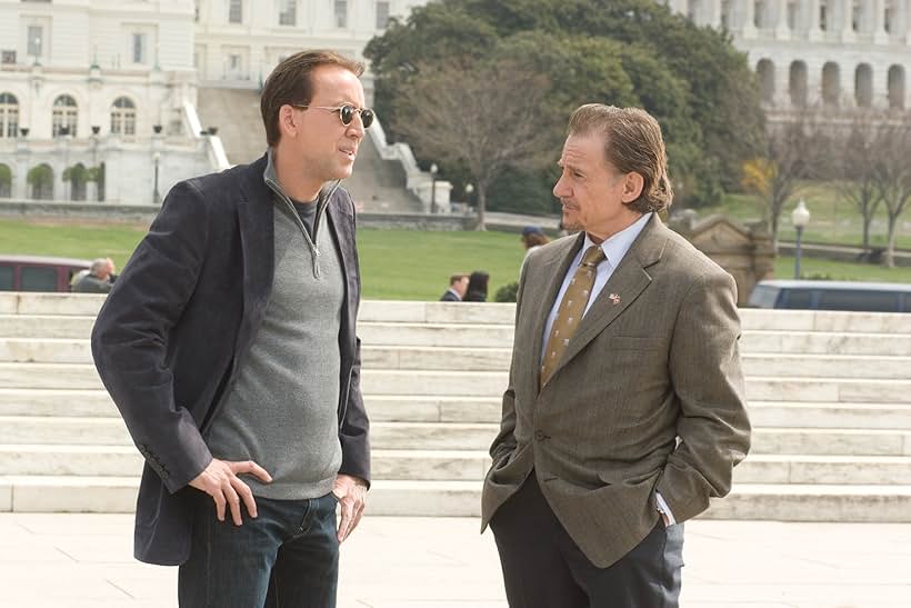 Nicolas Cage and Harvey Keitel in National Treasure: Book of Secrets (2007)