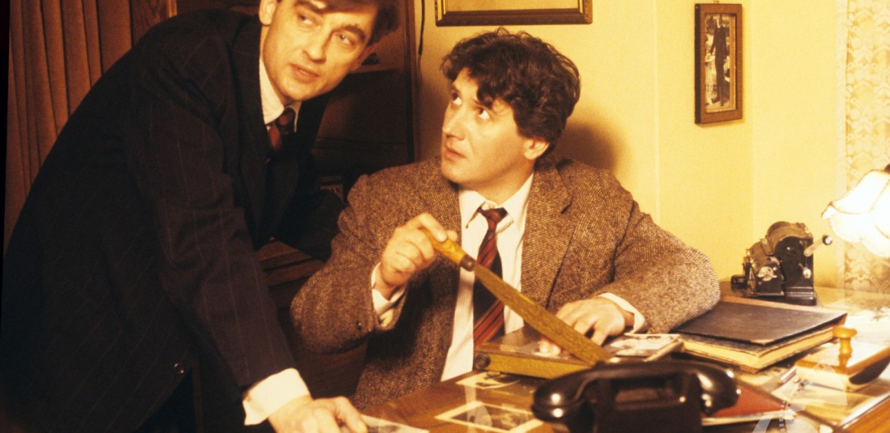 Jacek Borkowski and Andrzej Grabarczyk in Urodzony po raz trzeci (1992)