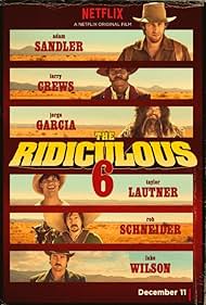 Adam Sandler, Rob Schneider, Luke Wilson, Terry Crews, Jorge Garcia, and Taylor Lautner in The Ridiculous 6 (2015)