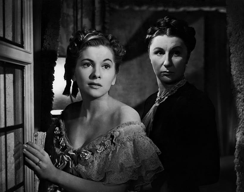 Joan Fontaine and Judith Anderson in Rebecca (1940)