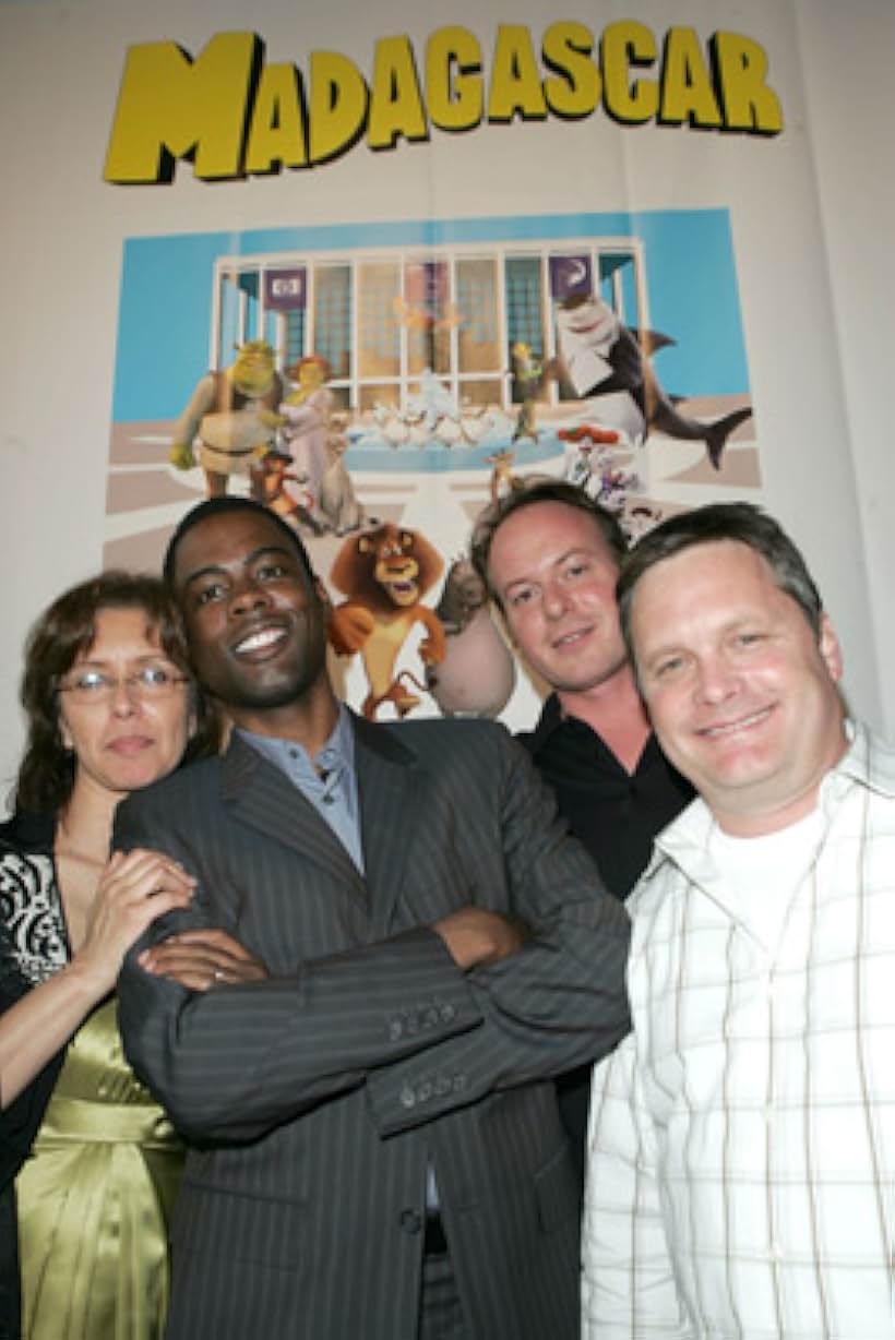 Chris Rock, Eric Darnell, Tom McGrath, and Mireille Soria