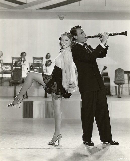 Lana Turner and Artie Shaw in Dancing Co-Ed (1939)