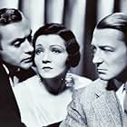 Charles Boyer, Claudette Colbert, and Clive Brook in The Man from Yesterday (1932)