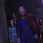 Rachel McAdams, Benedict Cumberbatch, and Xochitl Gomez in Doctor Strange in the Multiverse of Madness (2022)