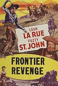 Lash LaRue and Al St. John in Frontier Revenge (1948)