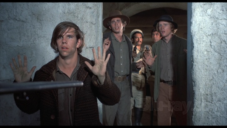 Ron Howard, Charles Martin Smith, and Gary Grimes in The Spikes Gang (1974)