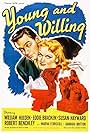 William Holden and Martha O'Driscoll in Young and Willing (1943)