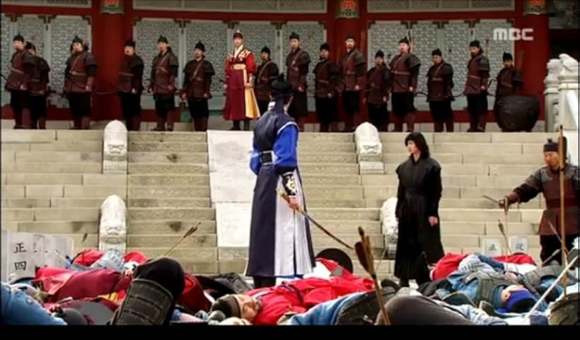 Jung Il-woo, Song Jae-rim, and Kim Soo-hyun in The Moon Embracing the Sun (2012)