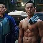 Mackenyu and Wesley Wong in Pacific Rim: Uprising (2018)