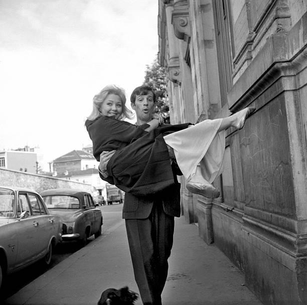 Jean-Paul Belmondo and Christine Kaufmann in Man Called Rocca (1961)