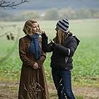 Niki Caro and Jessica Chastain in The Zookeeper's Wife (2017)