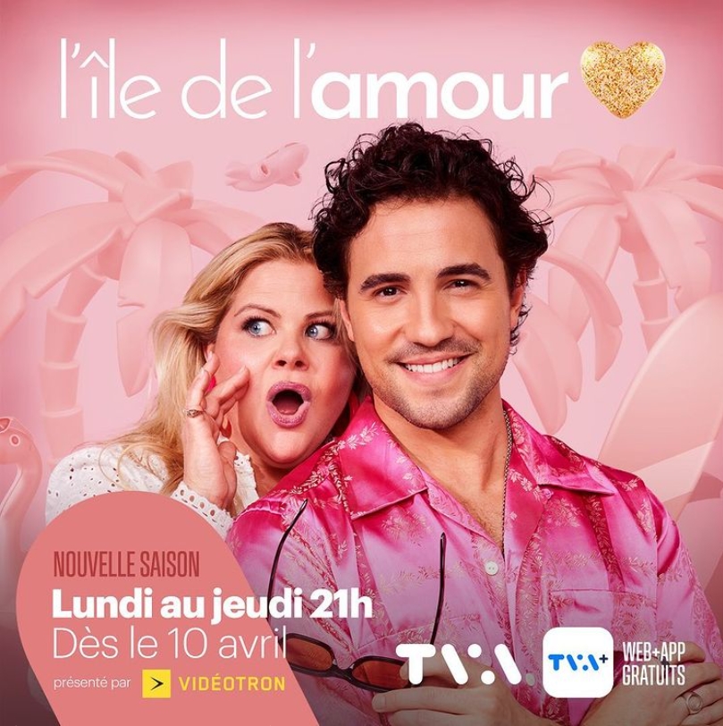 Geneviève Schmidt and Olivier Dion in L'île de l'amour (2021)