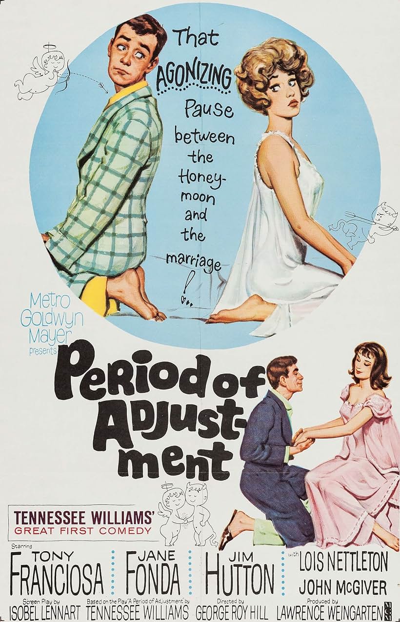 Jane Fonda, Jim Hutton, Anthony Franciosa, and Lois Nettleton in Period of Adjustment (1962)