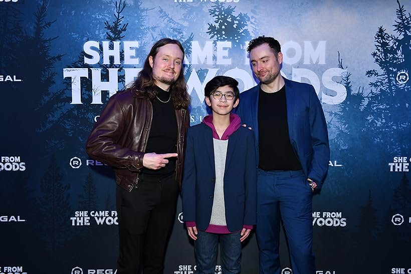 Coulter Ibanez, Erik Bloomquist, and Carson Bloomquist in She Came from the Woods (2022)