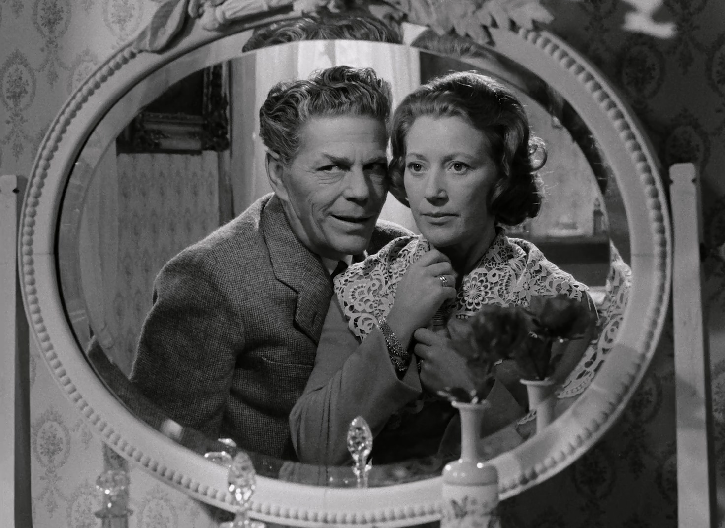 Gertrud Fridh and Sture Lagerwall in The Devil's Eye (1960)