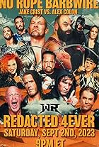 Tommy Dreamer, Mance Warner, Masha Slamovich, Émile Charles Baillargeon-Laberge, Matthew Justice, Shun Watanabe, Josh Harter, Jeremy Fritz, Alex Shelley, John Crist, Alex Colon, and Marina Shafir in Wrestling Revolver: Redacted 4Ever (2023)