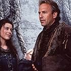 Kevin Costner and Olivia Williams in The Postman (1997)