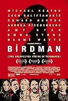 Edward Norton, Zach Galifianakis, Amy Ryan, Naomi Watts, Emma Stone, and Andrea Riseborough in Birdman or (The Unexpected Virtue of Ignorance) (2014)