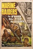 Pat O'Brien, Ruth Hussey, and Robert Ryan in Marine Raiders (1944)