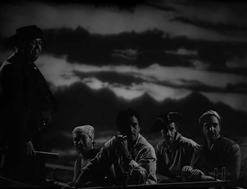 John Carradine, Charles Laughton, Abner Biberman, and Gilbert Roland in Captain Kidd (1945)