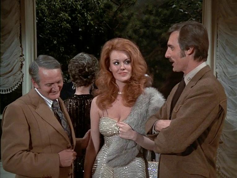 Arthur Malet, Barbara Rhoades, and Dennis Weaver in McCloud (1970)