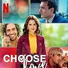 Laura Marano, Scott Michael Foster, Avan Jogia, and Jordi Webber in Choose Love (2023)