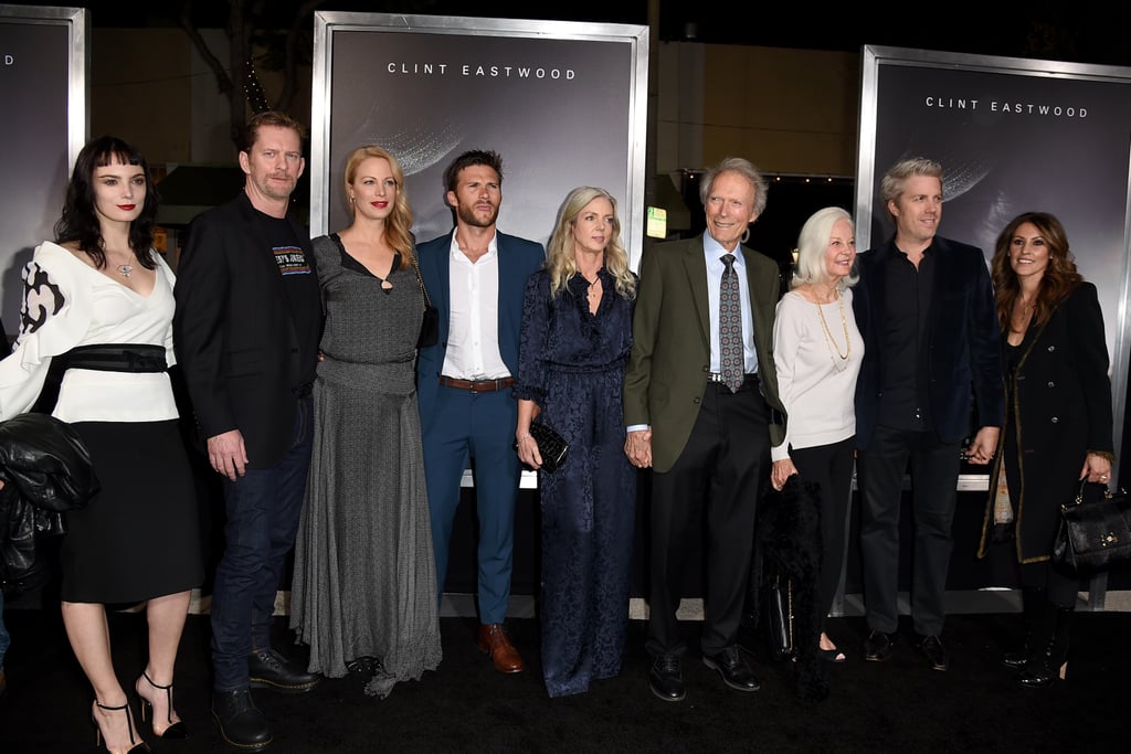 Clint Eastwood, Alison Eastwood, Kyle Eastwood, Scott Eastwood, Stacy Poitras, and Laurie Murray at an event for The Mule (2018)