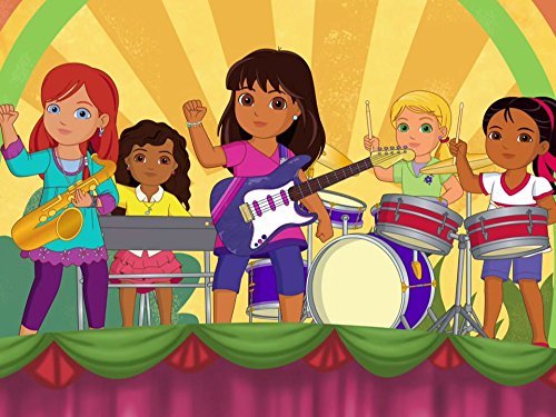 Alexandria Suarez, Fatima Ptacek, Isabela Merced, Ashley Earnest, and Kayta Thomas in Dora and Friends: Into the City! (2011)