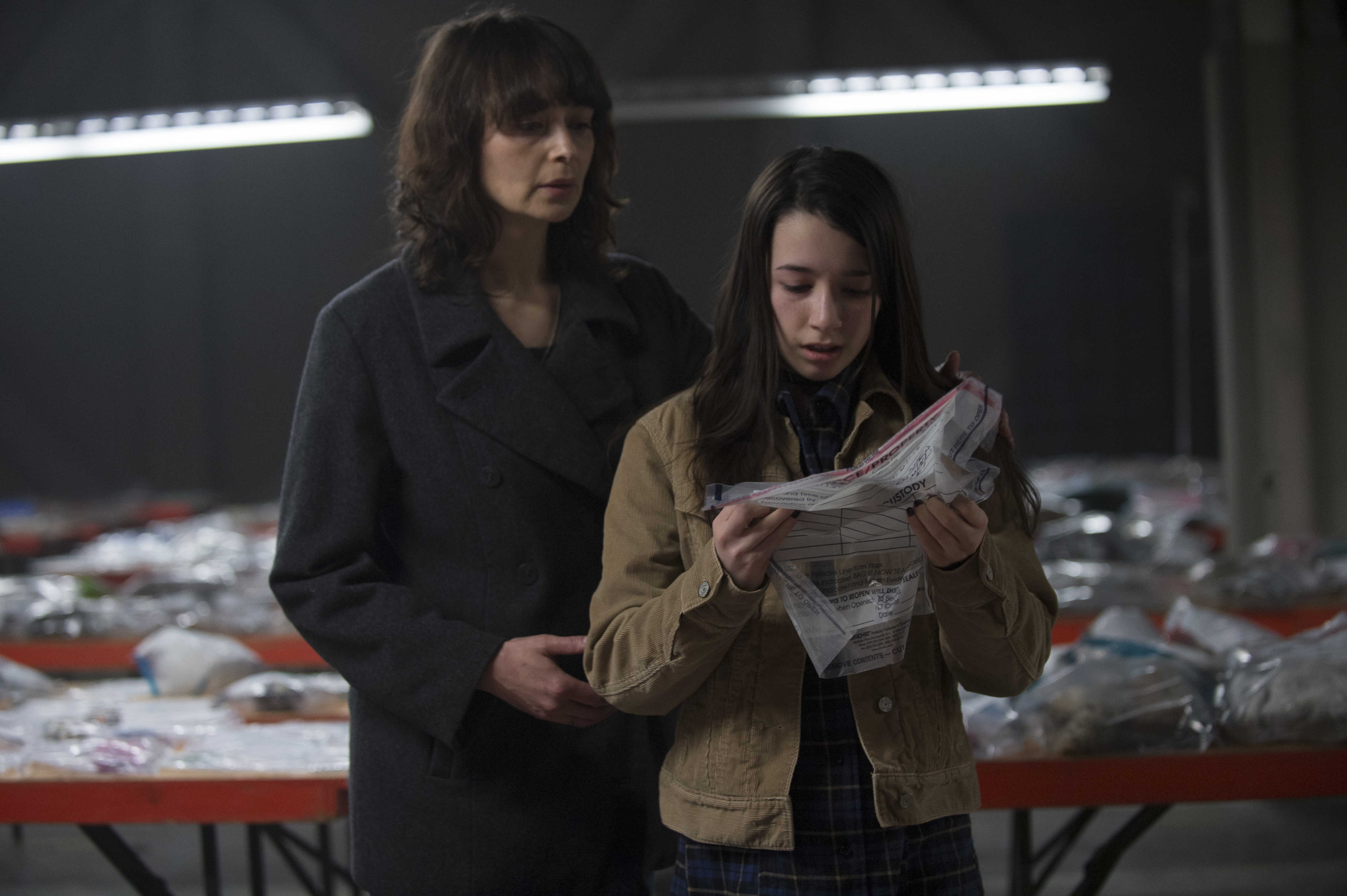 Sarah Strange and Olivia Steele Falconer in On the Farm (2016)