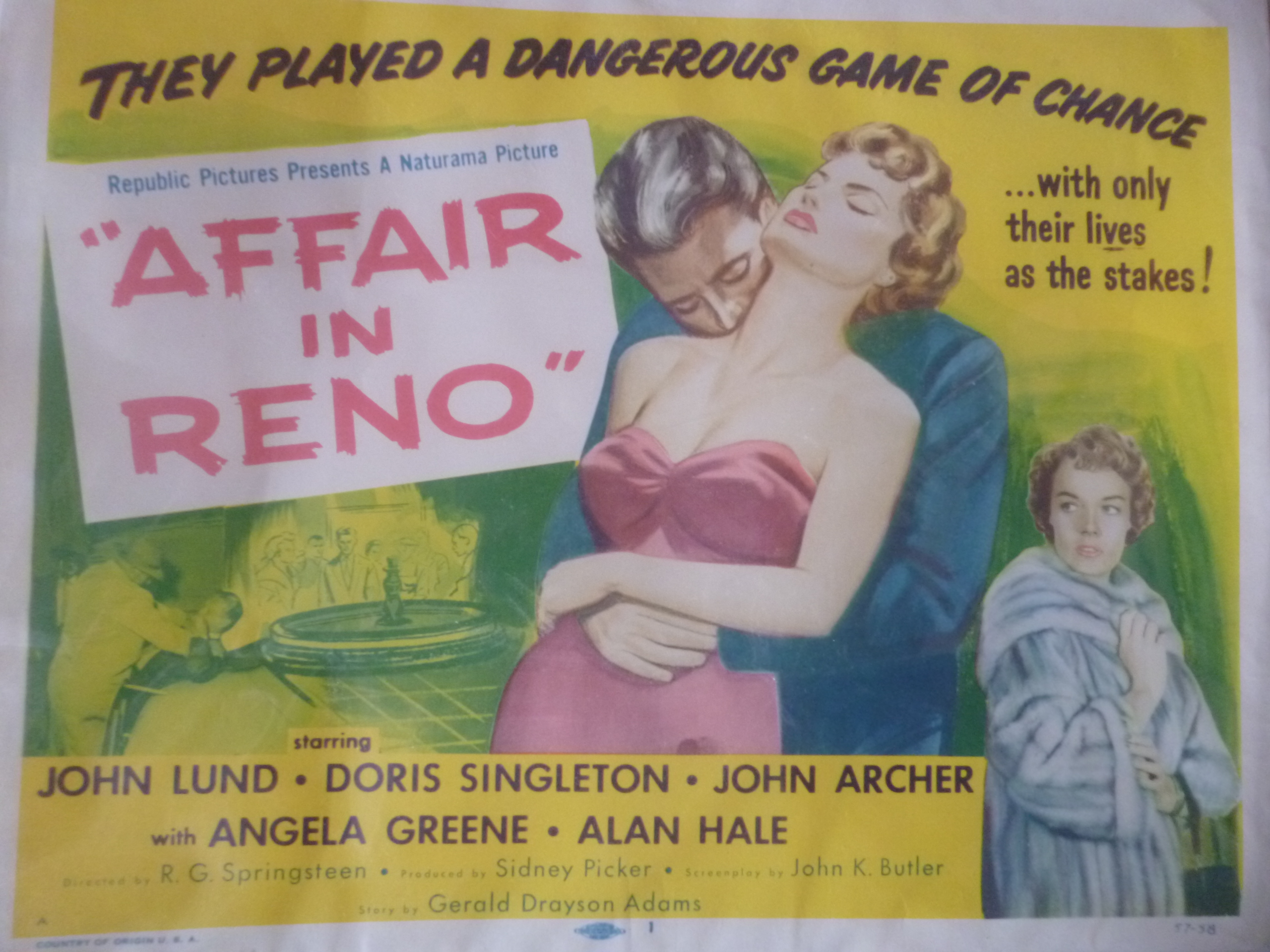 John Lund and Doris Singleton in Affair in Reno (1957)