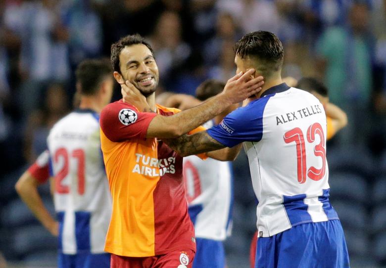 Alex Telles and Selcuk Inan in 2018-2019 UEFA Champions League (2018)