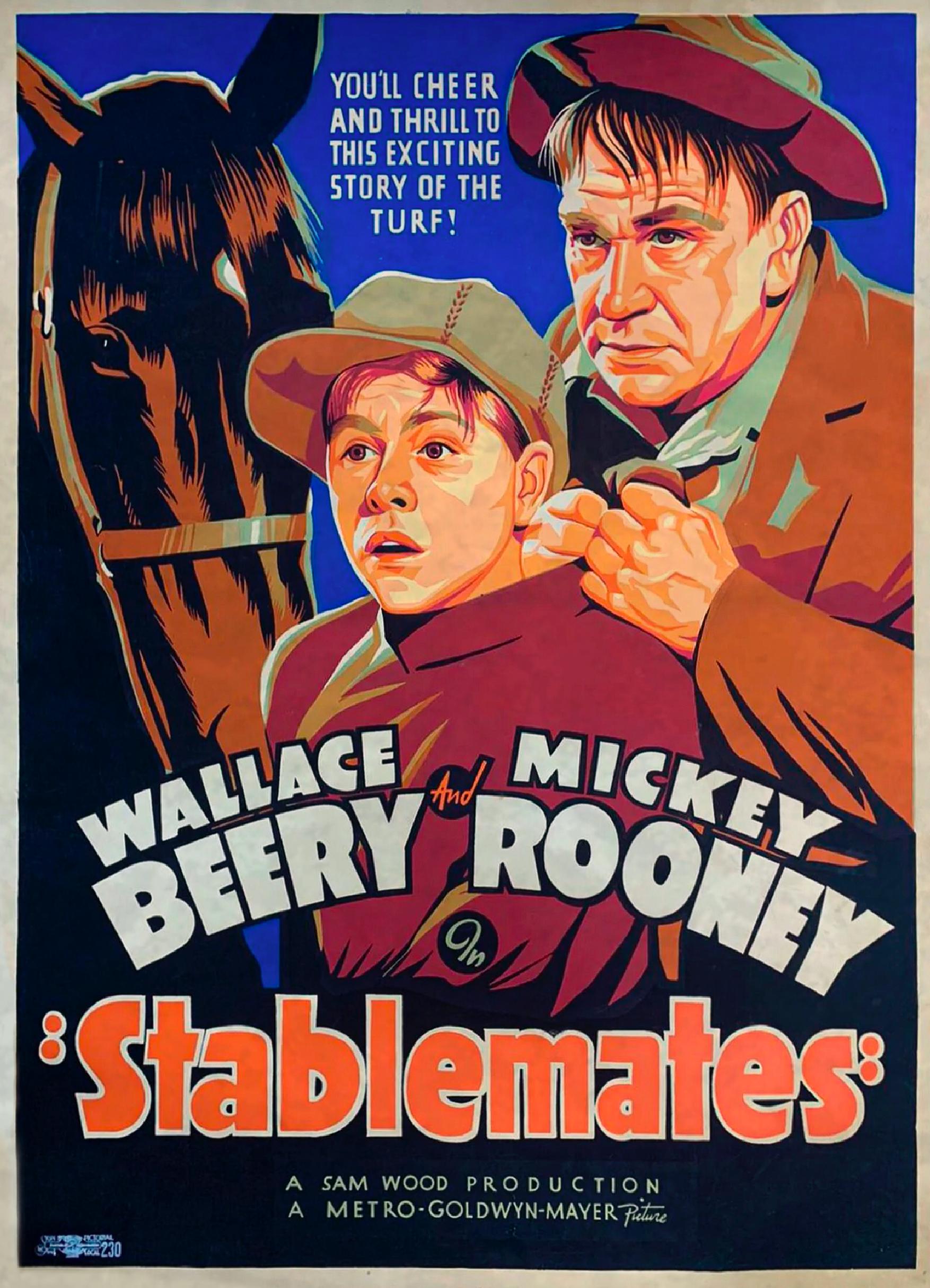 Wallace Beery and Mickey Rooney in Stablemates (1938)