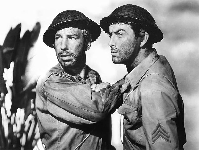 Robert Taylor and Lloyd Nolan in Bataan (1943)