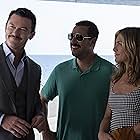 Jennifer Aniston, Adam Sandler, and Luke Evans in Murder Mystery (2019)