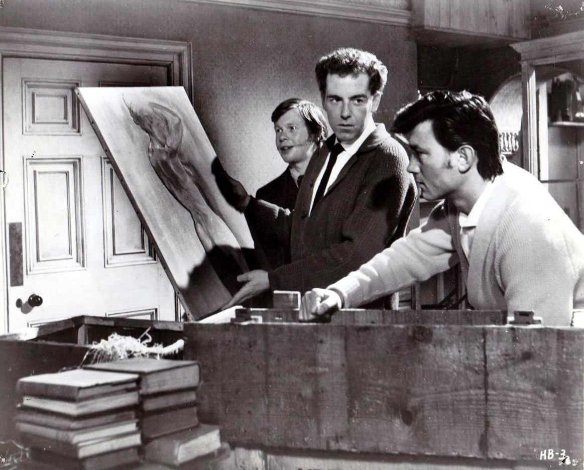 Laurence Harvey, Jack Hedley, and Ronald Lacey in Of Human Bondage (1964)