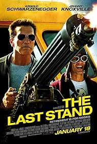 Arnold Schwarzenegger and Johnny Knoxville in The Last Stand (2013)