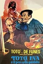 Louis de Funès, Abbe Lane, and Totò in Totò, Eva e il pennello proibito (1959)