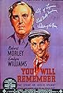 Robert Morley and Emlyn Williams in You Will Remember (1940)