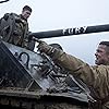 Brad Pitt and Logan Lerman in Fury (2014)