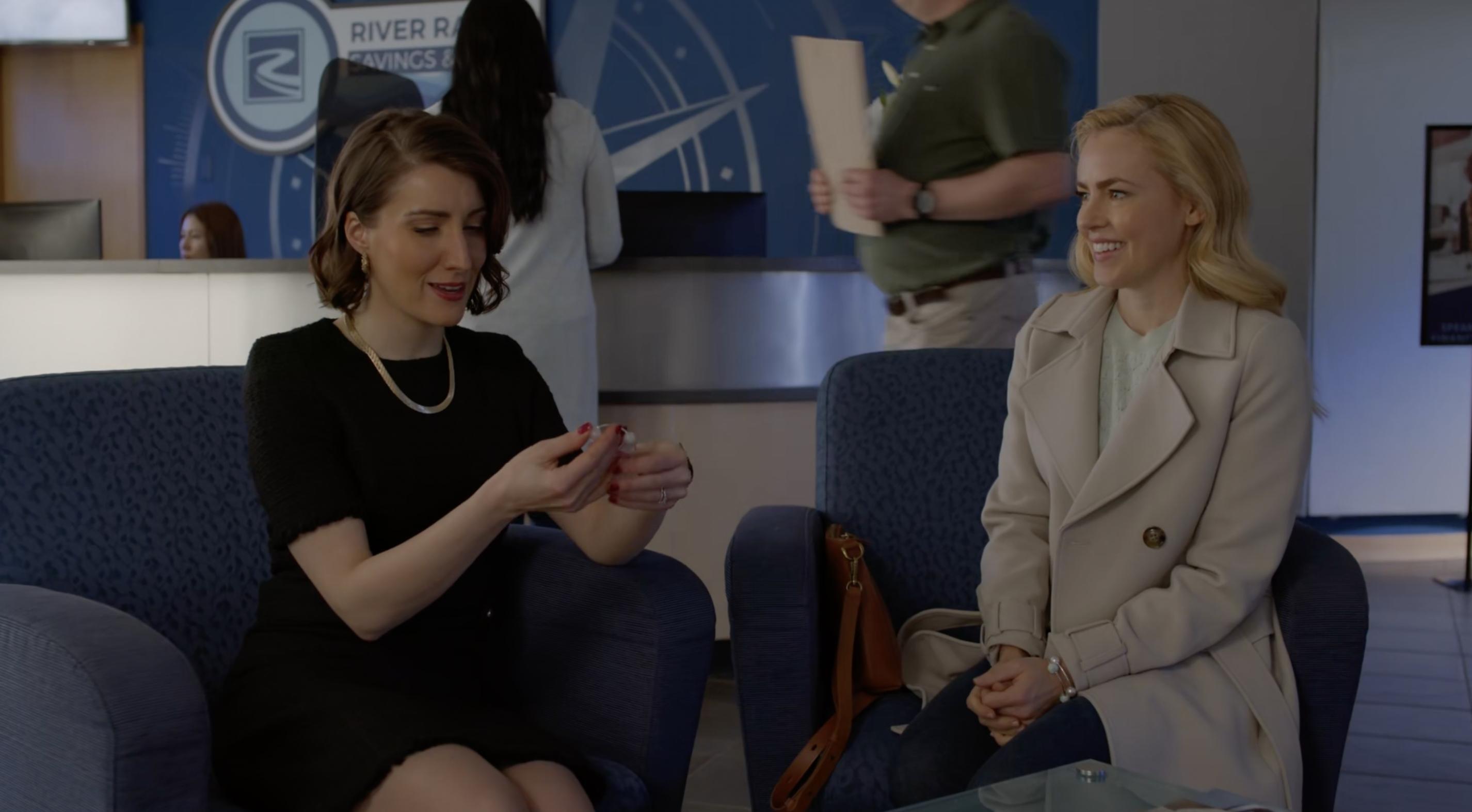 Amanda Schull and Morgana Wyllie in The Blessing Bracelet (2023)