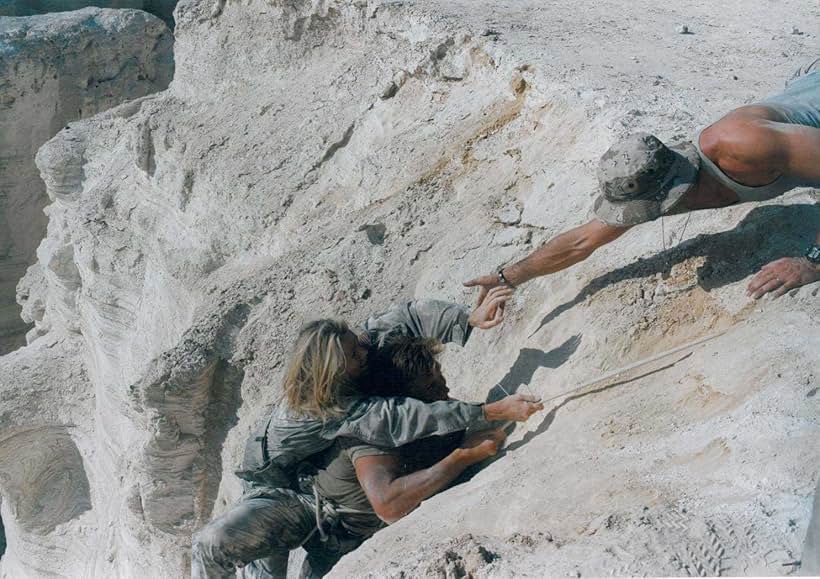 Dolph Lundgren, Sherri Alexander, and Joe Michael Burke in The Last Patrol (2000)