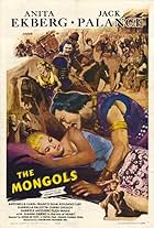 Anita Ekberg and Jack Palance in The Mongols (1961)