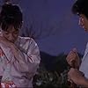 Hiroyuki Sanada and Etsuko Shihomi in Ninja bugeicho momochi sandayu (1980)