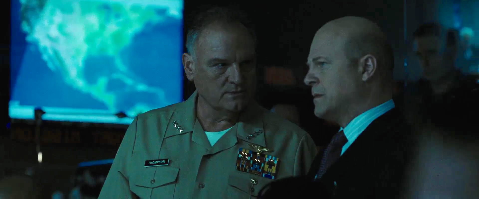 Michael Chiklis and Bill Smitrovich in Eagle Eye (2008)