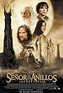 Liv Tyler, Sean Astin, Christopher Lee, Elijah Wood, Viggo Mortensen, Miranda Otto, Ian McKellen, Orlando Bloom, John Rhys-Davies, and Andy Serkis in El señor de los anillos: Las dos torres (2002)