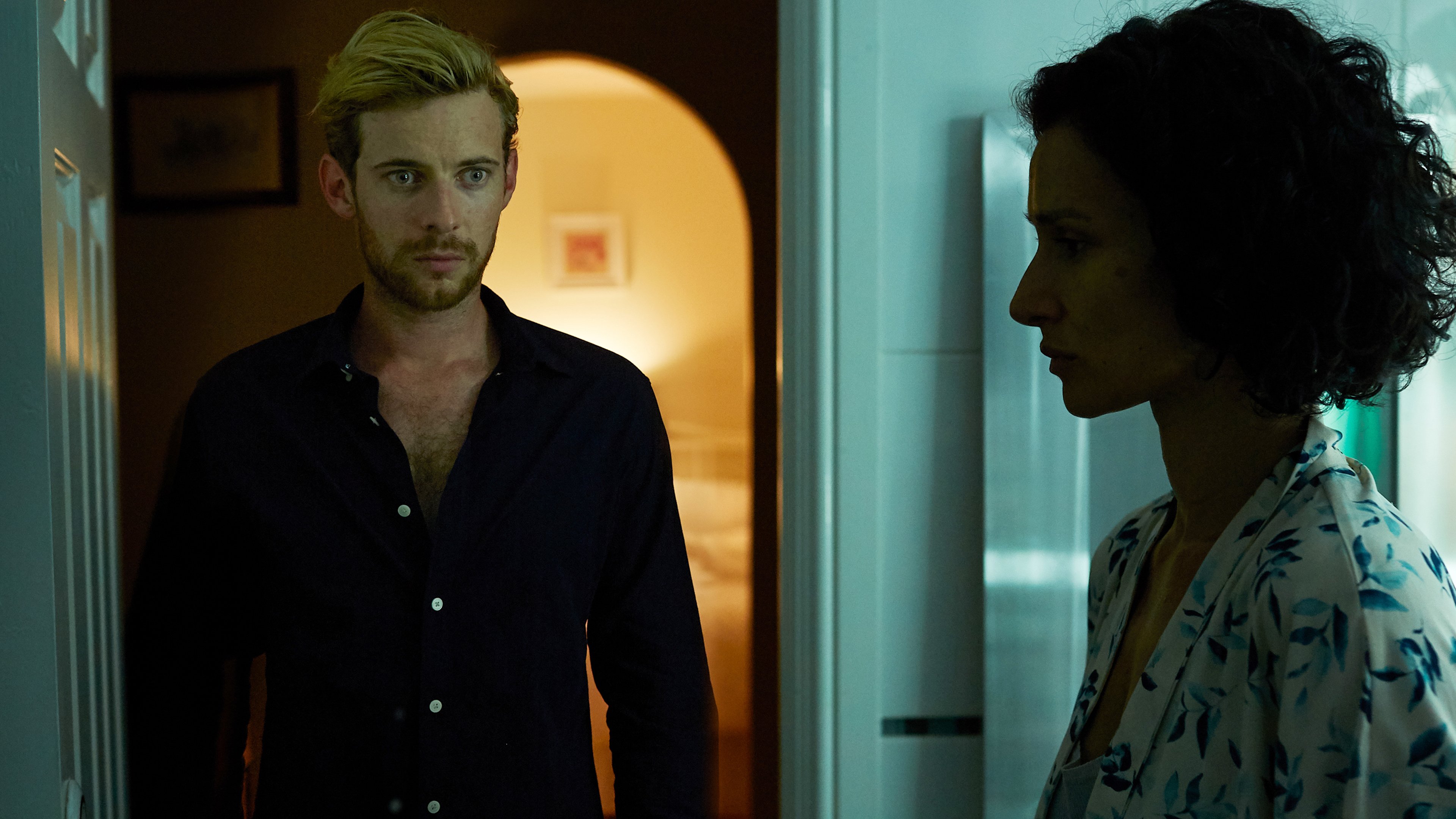 Indira Varma and Luke Treadaway in Unspeakable (2017)